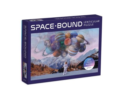 Galison Měnící se puzzle Vzhůru do vesmíru 300 dílků