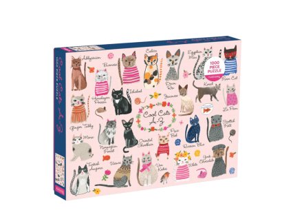 Mudpuppy Puzzle Cool kočky 1000 dílků