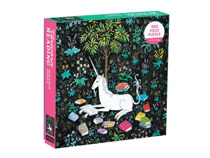 Mudpuppy Puzzle Jednorožec s knihou 500 dílků