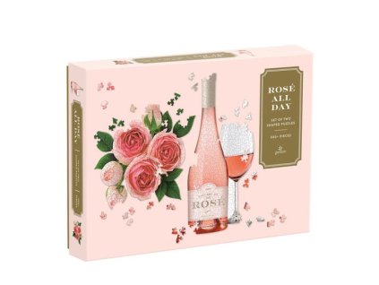 Galison Puzzle 2v1 Rose celý den 500 dílků