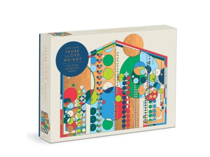 Galison Fóliové tvarované puzzle Nástěnná malba 750 dílků