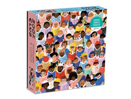 Galison Puzzle Knižní klub 1000 dílků