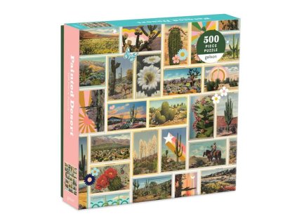 Galison Puzzle Barevná poušť 500 dílků