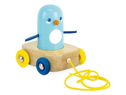 Vilac Tahací hračka a chrastítko tučňák
