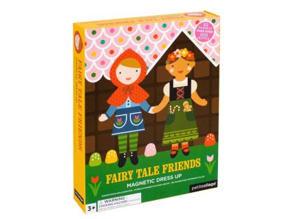 Petit Collage Magnetické puzzle - Pohádkové postavy