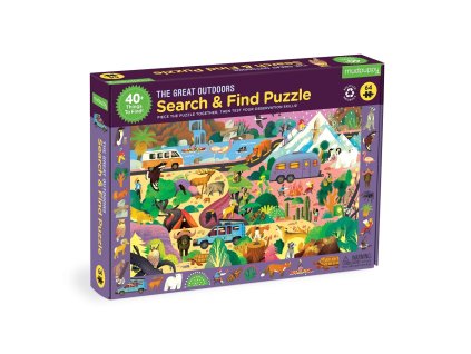 Mudpuppy Puzzle skládej a hledej Příroda 64 dílů
