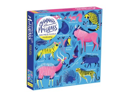 Mudpuppy Mammals with Mohawks 500 dílků