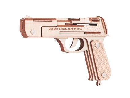 Woodcraft Dřevěné 3D puzzle Pistole Desert Eagle