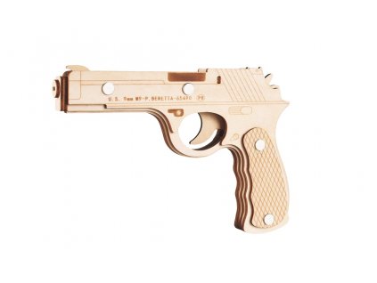 Woodcraft Dřevěné 3D puzzle Beretta M9