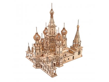 Woodcraft Dřevěné 3D puzzle Chrám Vasila Blaženého