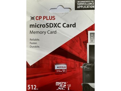 512GB CP PLUS CP-NM512 MicroSDXC paměťová karta