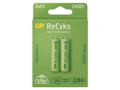 Baterie GP ReCyko 2500 HR6 (AA), krabička 2 kusy