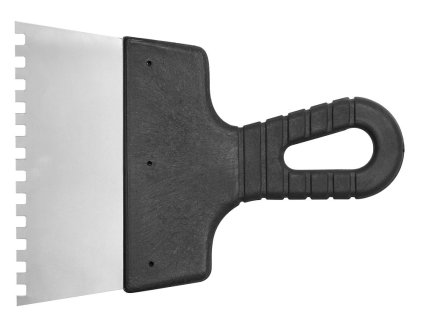 Špachtle 150 mm malířská nerez zuby 6 x 6 mm