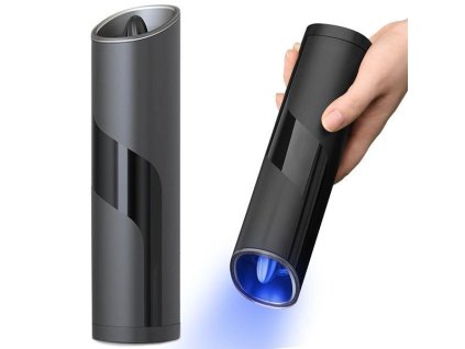 Elektrický mlýnek na sůl a pepř, černý