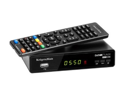Set-top box KRUGER & MATZ KM0550A, DVB-T2 H.265, scart