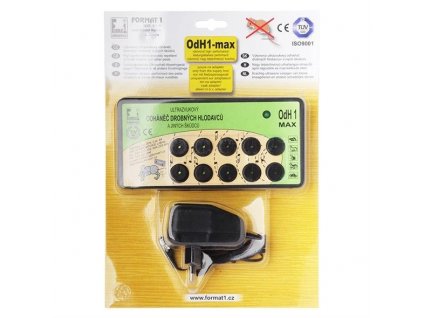 Odpudzovač myší a kún FORMAT OdH1 MAX, sada plašič + adaptér