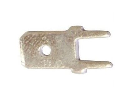 Faston-konektor 6,3mm do DPS cínovaný