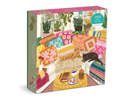 Galison Puzzle Odpočívající kočky 1000 dílků