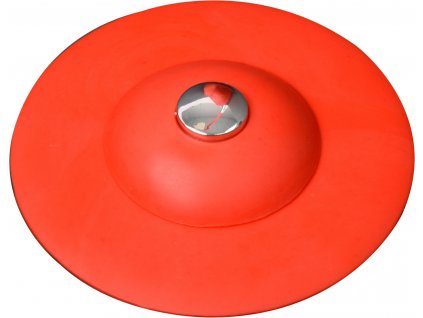 Výpusť umyvadlová silikonová s filtrem červená