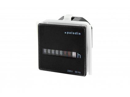 Počítadlo provoz. hodin PALADIN BW 40.18, 230V, 50Hz, černé, do PANELU, bez rám., 48x48mm