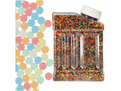 Hydrogelové kuličky, 250g, 50 000ks, vícebarevné, 7-8mm