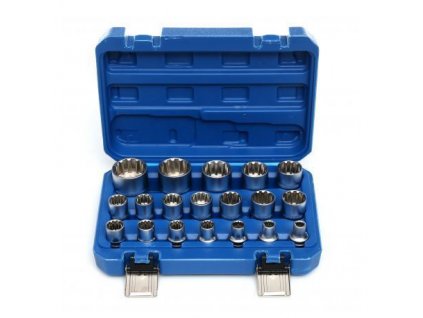 Sada nástrčných hlavic TORX 19ks, KraftDele KD10347