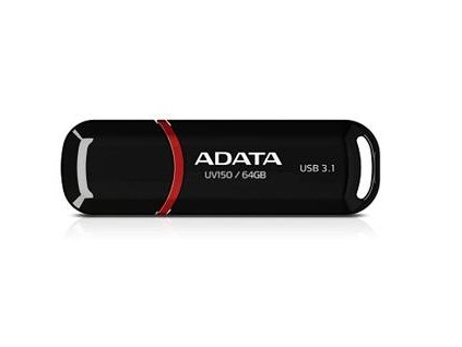 Flash disk ADATA USB 3.2 UV150  64 GB black