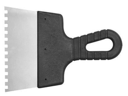 Špachtle 150 mm malířská nerez zuby 8 x 8 mm