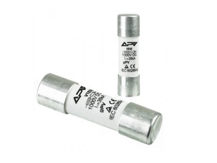 FVE DC poistka APV 1000V, 16A 10x38 mm pre solárne systémy