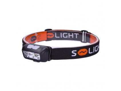 Solight WN40 čelová LED nabíjecí svítilna, 150 + 100lm, bílé a červené světlo, Li-Ion