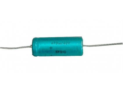 470uF/40V TF010, elektrolyt.kondenzátor axiální