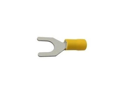 Vidlička kabelová 8,4mm žlutá (SV 5,5-8)