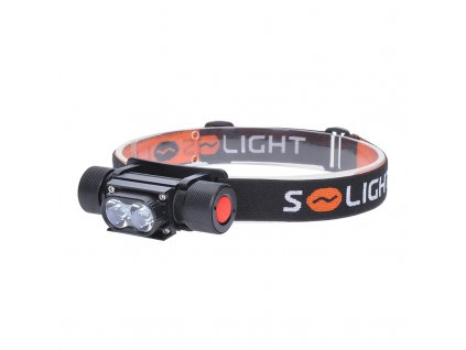 Solight WN41 čelová LED nabíjecí svítilna, 650lm, Li-Ion