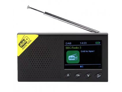 Rádio Openbox DAB PC1, LCD, 1200mAh Li-On, Bluetooth, Anténa