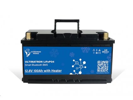 Baterie LiFePO4 12,8V 100Ah Ultimatron YX Smart BMS vyhřívaná