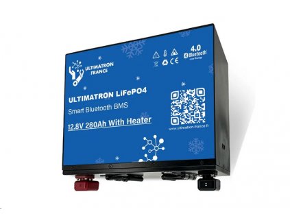 Baterie LiFePO4 12,8V 280Ah Ultimatron YX Smart BMS vyhřívaná