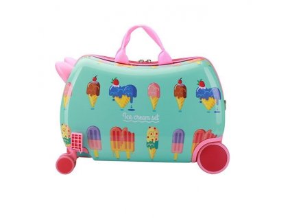 Dětský cestovní kufr na kolečkách, zmrzlina