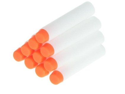 Náhradní náboje fluorescentní 7cm pro pistole , 10ks