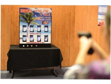 Laserová střelnice - Plechovkový automat