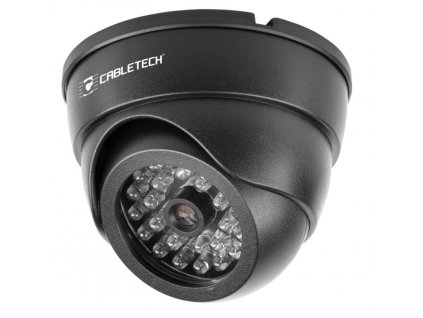 Atrapa kamery Cabletech DK-3, čierna, LED dióda, DOME URZ0991