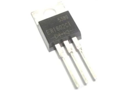 ER1602CT 2x dioda Schottky ultrafast 140V/16A 35ns TO220