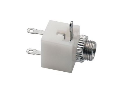 JACK zdířka 3,5 mono na panel s vypínačem