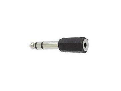 Redukce JACK 6,3 stereo konektor /JACK 3,5 stereo zdířka