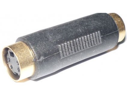 MINIDIN(VHS) spojka 4p-2x zdířka