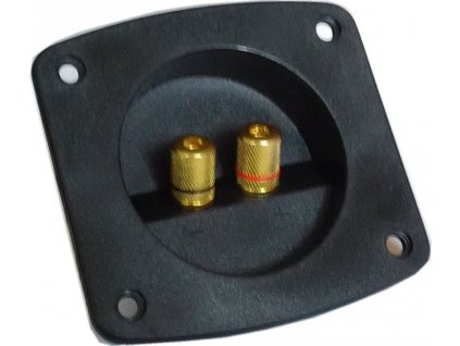 Reproterminál 85x95mm se 2 svorkami-GOLD