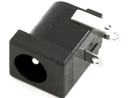 Napájecí DC zdířka 2,1mm do pl.spoje, vypínací kontakt