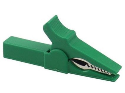 Krokosvorka pro banánek izolovaná, zelená, l=55mm