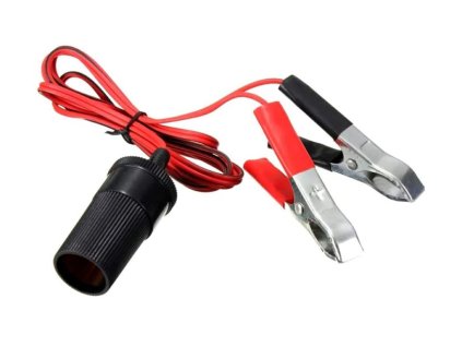 Napájecí zdířka do auta s krokosvorkami