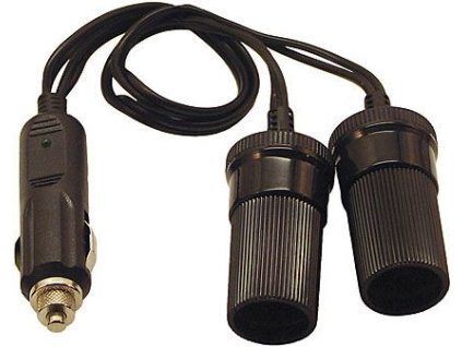 Rozdvojka autokonektor/2x zdířka s kabelem