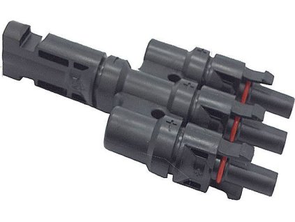 Rozbočení MC-4, 1x konektor, 3x zdířka /MC4/